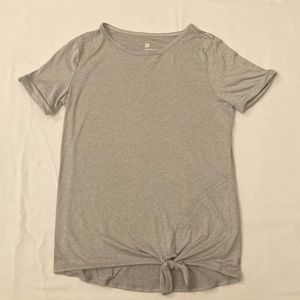 Girls simple grey top